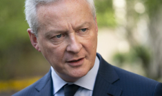Bruno Le Maire, le 12 avril 2023, à Washington ( AFP / STEFANI REYNOLDS )