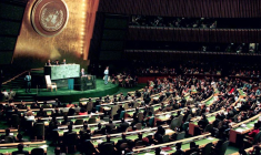 L'Assemblée générale des Nations Unies en session