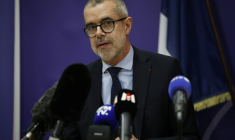 Le procureur de la République de Bobigny, Eric Mathais, le 22 février 2026, à Bobigny en Seine-Saint-Denis ( AFP / Charlotte SIEMON )