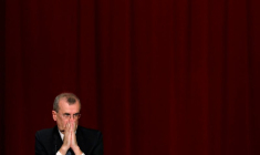 François Villeroy de Galhau, membre du conseil des gouverneurs de la BCE eT gouverneur de la Banque de France lors du Forum financier international Paris Europlace à Tokyo