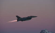 Un F-16 en Norvège. (illustration) ( NTB / JAN LANGHAUG )