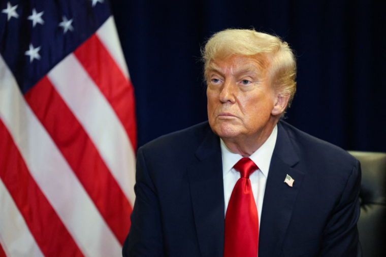 Donald Trump à New York, le 23 septembre 2025. ( AFP / LUDOVIC MARIN )