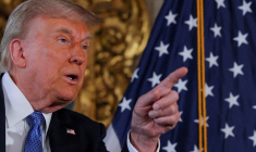 Le président élu des États-Unis, Donald Trump