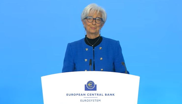Christine Lagarde, présidente de la BCE. (crédit : BCE)