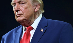 Le président américain Donald Trump lors d'un discours dans un lycée de Marietta, en Géorgie (sud), le 22 juillet 2026 ( AFP / SAUL LOEB )