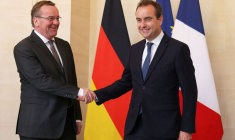 Sébastien Lecornu rencontre son homologue allemand Boris Pistorius, à Paris