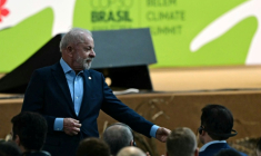 Le président Luiz Inacio Lula da Silva lors du sommet des dirigeants en prélude de la COP30 à Belem, au Brésil, le 6 novembre 2025. ( AFP / Pablo PORCIUNCULA )