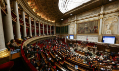 L'Assemblée nationale, le 7 novembre 2023. ( AFP / THOMAS SAMSON )