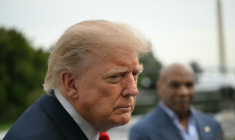 Donald Trump à la Maison Blanche à Washington, le 9 octobre 2026 ( AFP / Alex WROBLEWSKI )