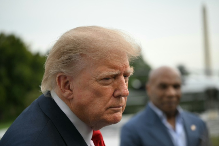 Donald Trump à la Maison Blanche à Washington, le 9 octobre 2026 ( AFP / Alex WROBLEWSKI )