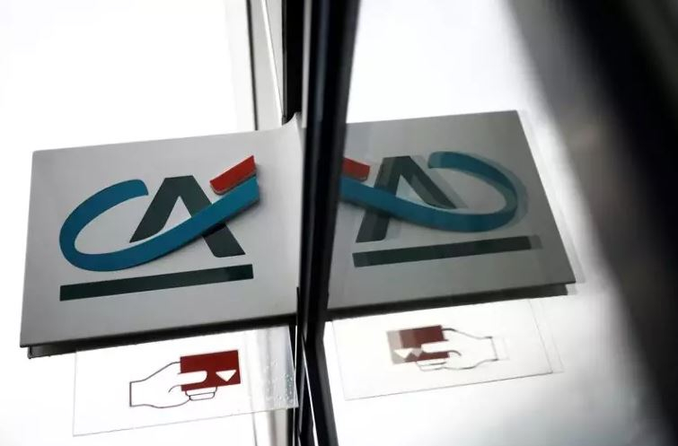 Le logo de Crédit Agricole.