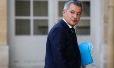 Le ministre de la Justice, Gérald Darmanin, arrive à l'hôtel Matignon, à Paris, le 22 juin 2026 ( AFP / Alain JOCARD )