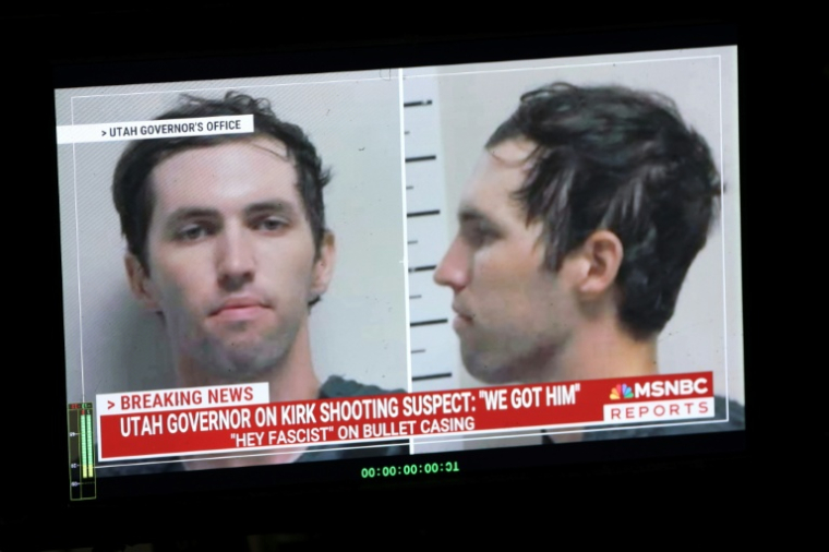 Une photo du suspect du meurtre de Charlie Kirk, Tyler Robinson, le 12 septembre 2025, dans l'Utah ( AFP / Patrick T. Fallon )