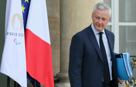 Bruno Le Maire à Paris le 20 mars 2024. ( AFP / ALAIN JOCARD )