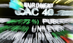 Le CAC 40 en hausse de près de 3% mercredi 6 mai ( AFP / Eric PIERMONT )