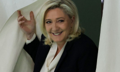 FRANCE 2022: MARINE LE PEN A VOTÉ À HÉNIN-BEAUMONT