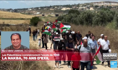 Gaza : des Palestiniens fuient Rafah au 76e anniversaire de la Nakba