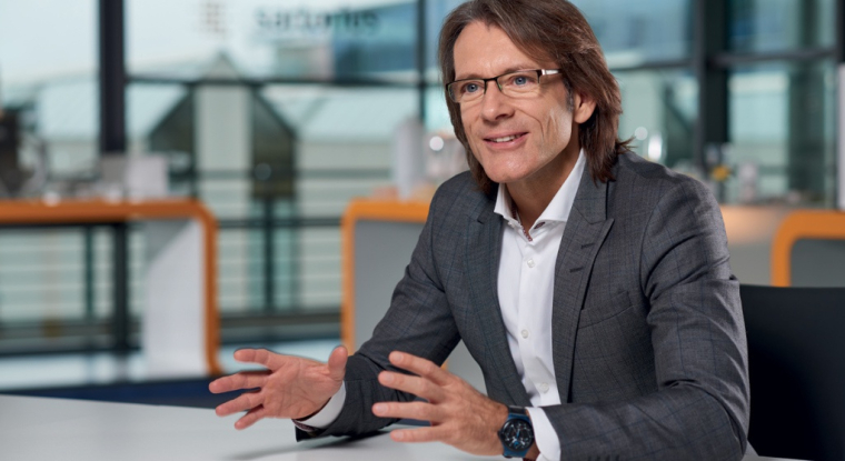 Joachim Kreuzburg, PDG de Sartorius Stedim, a répondu aux questions du Revenu. (© F. S. Kimmel)