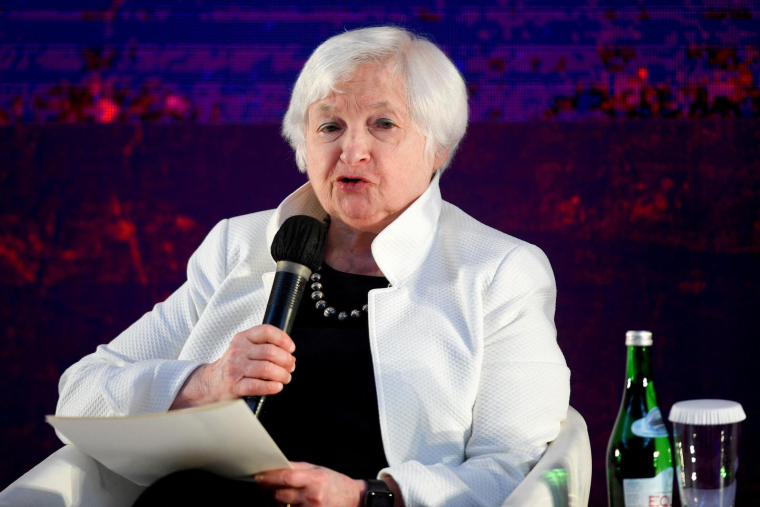 La secrétaire américaine au Trésor Janet Yellen le 14 novembre 2022 en Indonésie. ( AFP / SONNY TUMBELAKA )