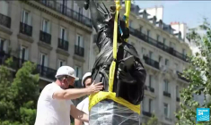 France : une petite soeur de la statue de la Liberté s'envole pour les États-Unis