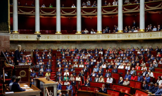 Séance d'ouverture de l'Assemblée nationale française à Paris