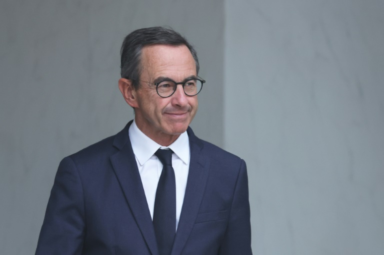 Le ministre de l'Intérieur Bruno Retailleau à la sortie du Conseil des ministres à l'Elysée, le 3 septembre 2025 à Paris ( AFP / Ludovic MARIN )