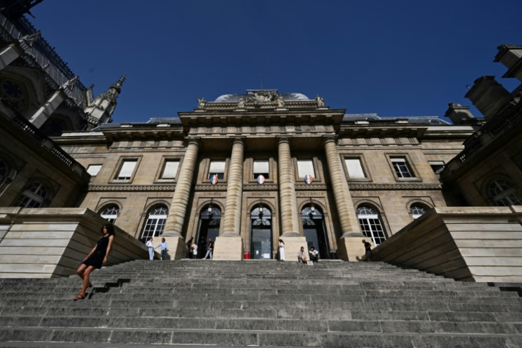 Le Palais de justice de l'île de la Cité à Paris, le 5 septembre 2023 ( AFP / MIGUEL MEDINA )