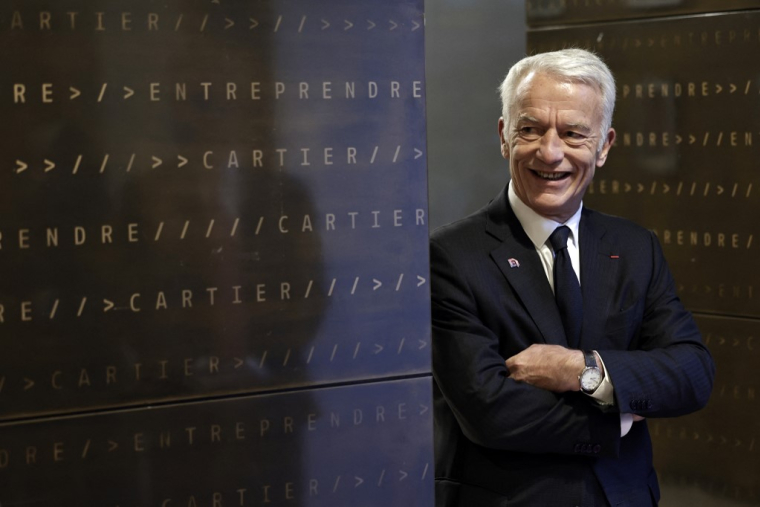 Patrick Martin à Paris, le 22 novembre 2024. ( AFP / STEPHANE DE SAKUTIN )