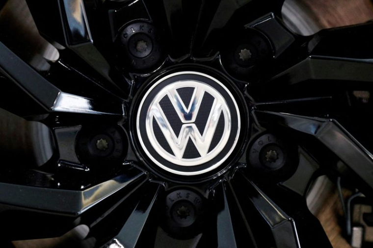 Le logo de Volkswagen à Bruxelles