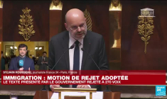 Loi immigration : la motion de rejet adoptée à l'Assemblée, revers politique pour Gérald Darmanin