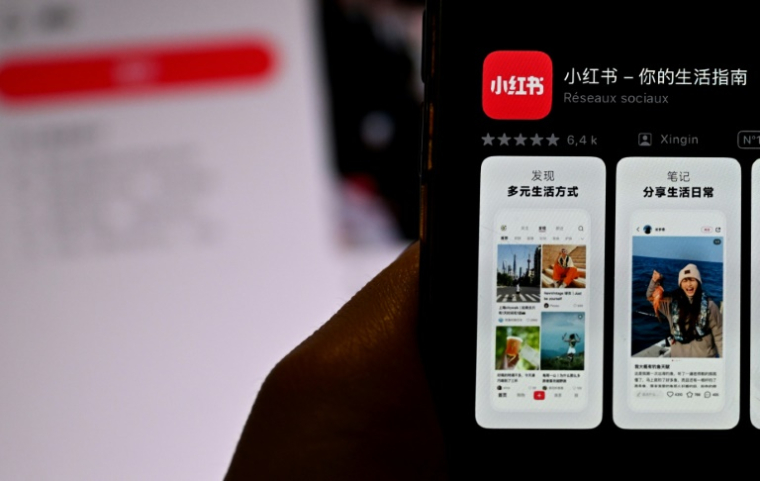 L'Administration chinoise du cyberespace (CAC) reproche à RedNote son "manque de diligence" à "assumer sa responsabilité principale dans la gestion du contenu" diffusé en ligne ( AFP / Anna KURTH )