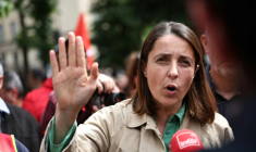 La secrétaire générale de la Confédération générale du travail (CGT) Sophie Binet à Paris le 11 juin 2026 ( AFP / SIMON WOHLFAHRT )