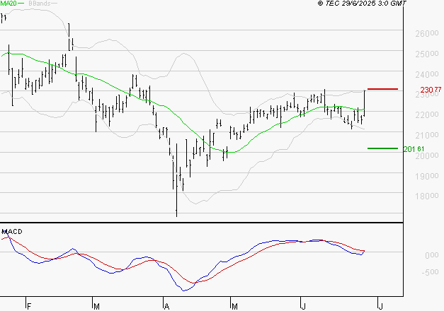 SCHNEIDER ELECTRIC SA : La situation technique est plutôt incertaine