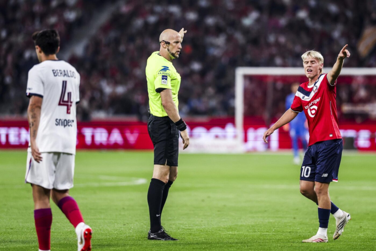 Le patron de l'arbitrage explique le temps additionnel de Lille-PSG