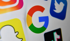Logos de principales plateformes de réseaux sociaux, le 21 octobre 2020 ( AFP / Denis Charlet )