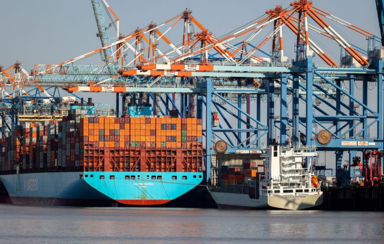 Terminal à conteneurs à Bremerhaven