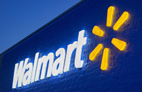 Enseigne lumineuse d'un magasin Wal-Mart. (Crédit:  / Wal-mart)