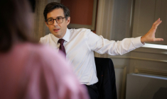 Luis Vassy, directeur de Sciences Po, le 2 septembre à Paris ( AFP / Simon WOHLFAHRT )