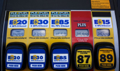 Une pompe à essence aux États-Unis