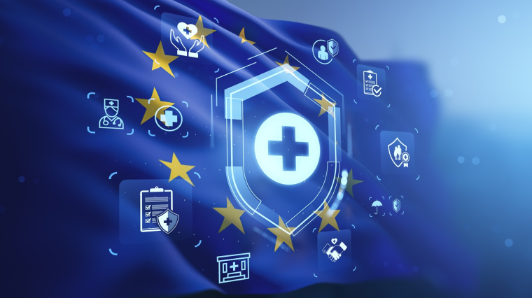 Apps m&eacute;dicales, centres hospitaliers, assurance-maladie, m&eacute;decins g&eacute;n&eacute;ralistes, laboratoires d&rsquo;analyse d&eacute;tiennent tous des informations &eacute;parses sur la sant&eacute; des Europ&eacute;ens, qui pourraient &ecirc;tre un moteur d&rsquo;innovation. (cr&eacute;dit: Adobe Stock)