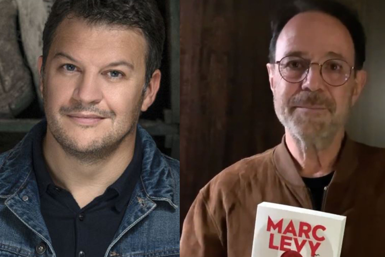 Combien gagnent les écrivains à succès ? Crédit photo : captures Instagram @Guillaumemusso (à gauche) & @Marclevy