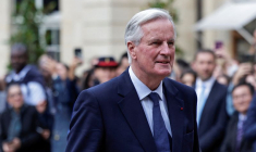 Le Premier ministre Michel Barnier à Paris
