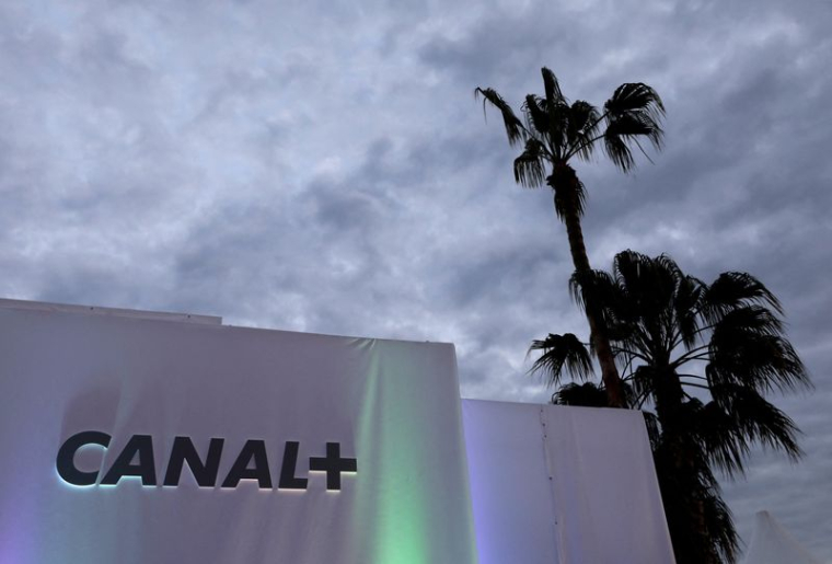 Photo du logo de Canal+ sur la Croisette