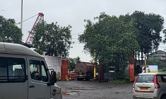Des files d'attente de camions au port de Mumbai à l'approche des nouveaux droits de douane