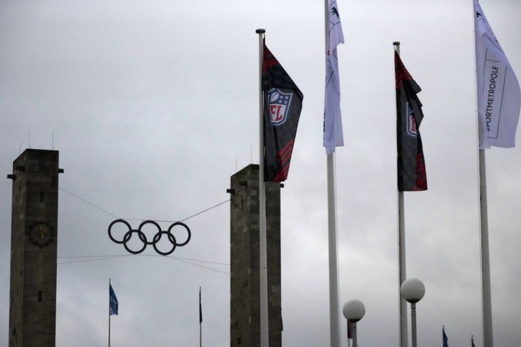 Les anneaux olympiques l'Olympiastadion
