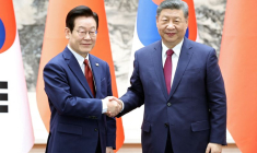 Le président chinois Xi Jinping et le président sud-coréen Lee Jae Myung à Pékin