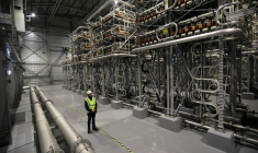 L'interconnexion électrique de Baixas. ( AFP / RAYMOND ROIG )