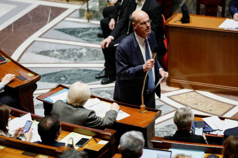 Questions au gouvernement à l'Assemblée nationale à Paris