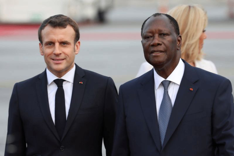 MACRON VA RECEVOIR LE PRÉSIDENT IVOIRIEN VENDREDI À PARIS