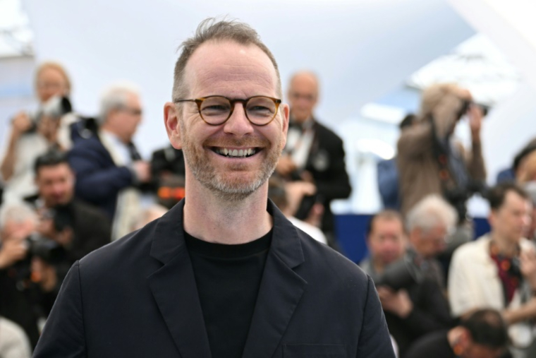 Le réalisateur norvégien Joachim Trier, 22 mai 2025 ( AFP / Bertrand GUAY )